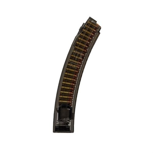 Nový 40-rd 9MM zásobník pro CZ Scorpion Evo 3+ s vysokou odolností, průhledným tělem a spolehlivým podáváním všech typů nábojů.