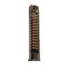 HECKLER & KOCH VP9 30-RD magazine offers extreme impact resistance, chemical durability, and a translucent body for ammo visibility, ensuring reliable performance.