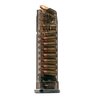 Extended 21-rd capacity for Smith & Wesson 9mm M&P, durable polymer, easy disassembly, and compatible with Glock® extensions. Lifetime warranty included.