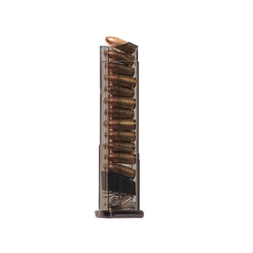 Flush fit for Smith & Wesson 9mm Shield, available in 7, 9, 12-round capacity, with extreme impact resistance, easy disassembly, and a lifetime warranty.