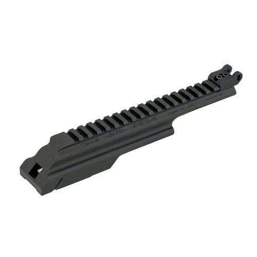 Gen-3 Dog Leg Rail offers optimal balance, generous rail space, and protects optics from heat, ensuring accuracy and quick target acquisition for your AK.