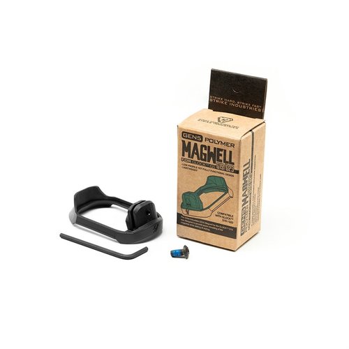 Získejte snadnější nabíjení a lepší úchop s MAGWELL pro GLOCK®19/23 GEN 5 od Strike Industries, ideální pro rychlé a konzistentní přebíjení.