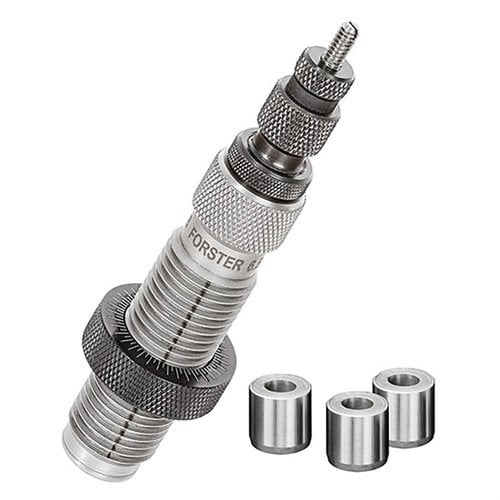 Forster's 6.5 Creedmoor Bushing Full Length Die Kit offers precision sizing with hand polished dies and three selected bushings for optimal performance.
