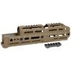 AK Alpha Series 10" M-LOK Handguard offers flexible configurations, lightweight 6061 aluminum, no permanent modifications, and multiple QD sling points for versatility.
