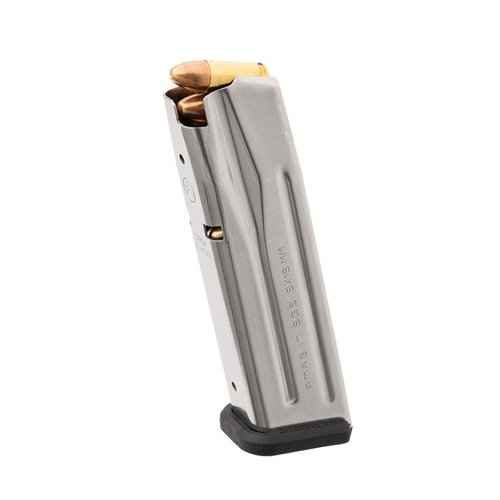 AMAG 17 SG9 offers a corrosion-resistant stainless-steel body, high-visibility follower, easy-clean floorplate, and capacity indicators, ensuring reliability for SIG P320.