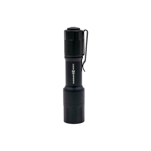 MCH-HC flashlight offers 1100 lumens, customizable modes, adjustable Negligent Discharge protection, and is waterproof, making it ideal for tactical use.