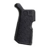 KUNG FU GRIP offers a 12º angle for natural posture, reducing ulnar nerve tension, enhancing comfort, and providing a secure grip for AR15/M4 platforms.