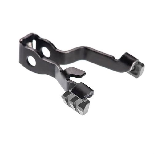 Upgrade your Glock Gen 5 with the CNC Machined Extended Slide Release for improved surface area and grip, ensuring easy manipulation and reliability in any situation.