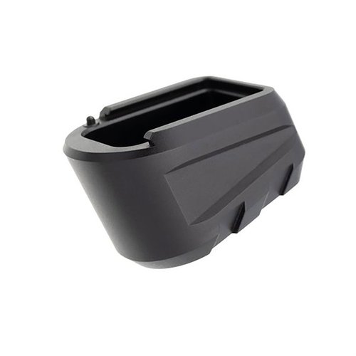 Enhance your Sig P365 X Macro with the Tyrant CNC +3 Magazine Extension, adding 3 rounds, tool-less installation, and reliable 'NoBak' retention technology.