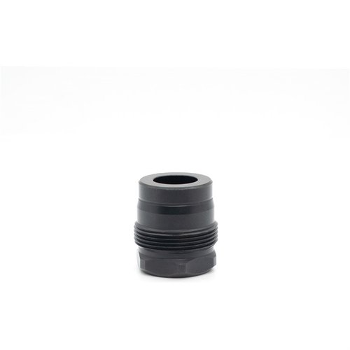 MINI MUZZLE BRAKE offers 17-4 PH H900 construction, compatibility with Atlas systems, and a durable Black Nitride finish for enhanced performance and reliability.