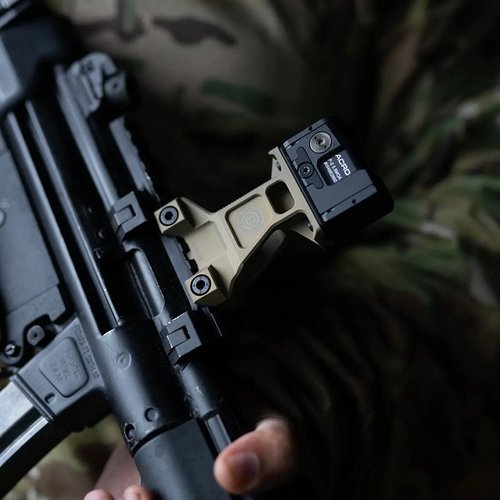 LERNA Optic Mount Kit for AIMPOINT® ACRO offers a 2.91" centerline for faster target ID, enhanced posture, and improved situational awareness.
