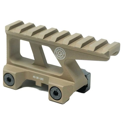 LERNA Optic Mount for EOTECH® XPS enhances target ID with a 2.91" centerline, promoting a heads-up posture for improved awareness and agility.