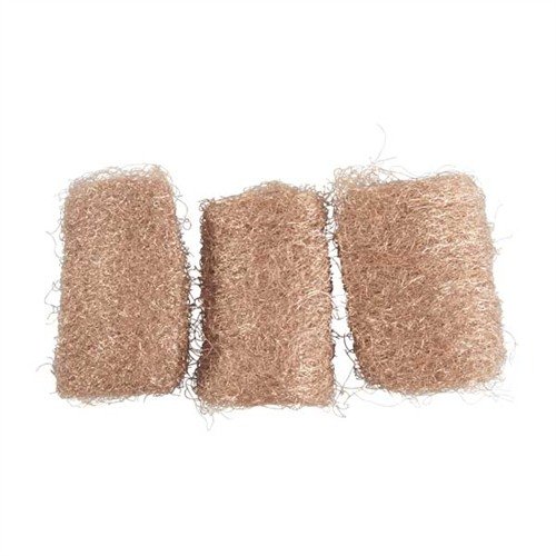 BRONZE WOOL #3 is non-rusting and less abrasive than steel wool, perfect for cleaning blued guns and removing finishes without damage.