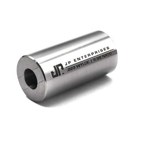 .223/5.56 Wylde Case Gauge from J P Enterprises ensures reliable ammo function in semi-auto rifles, featuring durable 416 stainless steel for long-lasting performance.
