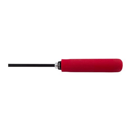 BORE STIX offers a cushioned handle with 22 ball bearings for smooth rotation, a solvent-resistant epoxy coating, and precise fit for 6mm rifles.