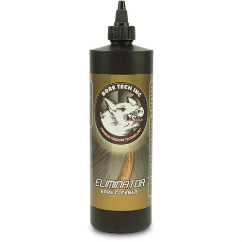 ELIMINATOR offers advanced cleaning that quickly removes copper, lead, and carbon fouling, is non-toxic, biodegradable, and protects against rust.