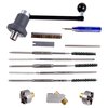 Precision Reamers Muzzle Crown Refacing Kit allows quick, lathe-free crown cutting for rifles and handguns, enhancing accuracy with easy-to-use pilots and cutters.