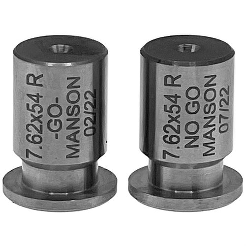 Ensure firearm safety with Manson Precision Rimmed Cartridge Headspace Gauges, crafted from durable M7 high-speed steel for precise headspace measurement.