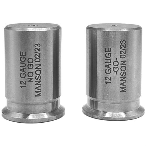 Manson Precision Rimmed Cartridge Headspace Gauge ensures accurate headspace measurements for rimmed cartridges, made of durable M7 high-speed steel for reliable performance.