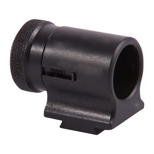 Lyman's RIFLE TARGET FRONT SIGHT 17 AEU features a low silhouette, all steel construction, and eight interchangeable inserts for customizable precision shooting.