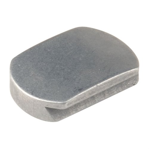 RIFLE STAINLESS STEEL DOVETAIL SLOT BLANK by MARBLE ARMS securely fills empty dovetails on scope-equipped rifles, ensuring a sleek finish and durability.