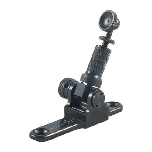Upgrade your Winchester 1876 with this adjustable tang-mounted peep sight for quick short to long-range shooting, featuring durable CNC machined steel components.