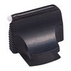 Precision-made steel front sight for rifles, featuring a contoured blade and a polished blue finish, ideal for enhanced accuracy and aesthetics.