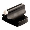 Precision-made steel front sight for rifles, featuring a contoured blade and polished blue finish, ideal for enhancing accuracy and aesthetics on any firearm.