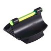 Precision-made steel sights with a polished blue finish, featuring vibrant glow options in orange or green for enhanced visibility on your rifle.