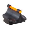 Precision-made steel front sight with a polished blue finish and GLOW optic in orange or green, designed for enhanced visibility and accuracy on your rifle.