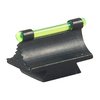 Precision-made steel sights for rifles with a sleek design, featuring a .060" optic rod in vibrant green or orange, perfect for enhanced visibility.
