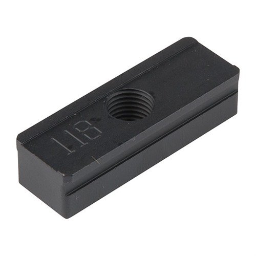 Unique firearm-specific clamping shoes for the MGW Sight Pro ensure precise adjustments and secure fit for various models, including Colt Mustang .380.