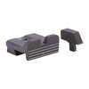 Upgrade your 1911 Auto with MGW's Fixed Black Sight Sets for easy installation, low profile, and fast sight acquisition with rounded edges.