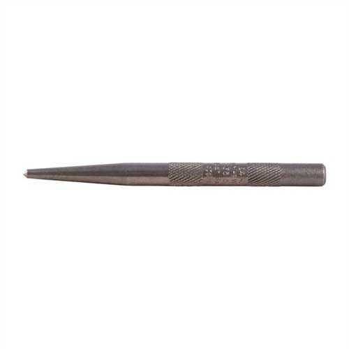 SINGLE CENTER PUNCHES from MAYHEW STEEL are made of hardened tool steel, perfect for gunsmithing needs; available individually or in sets for every size.