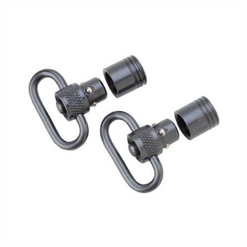 UNCLE MIKE'S Quick Detach Sling Swivel offers secure, quick attachment to nearly any bolt action rifle, with a flush base for snag-free use.