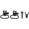 QUICK DETACH SWIVELS offer quick attachment with positive locking, fitting various shotguns and Marlin lever actions, complete with 1" Super Swivels.