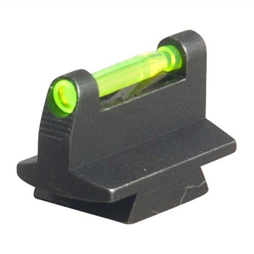 S interchangeable fiber optic rods in vibrant colors enhance target acquisition in various light conditions, providing a clear sight picture for improved accuracy.