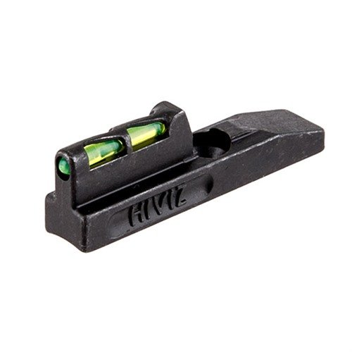 HIVIZ LITEWAVE front sight for Ruger® 22/45 Lite offers enhanced durability, maximum light gathering, and interchangeable LitePipes in red, green, and white.