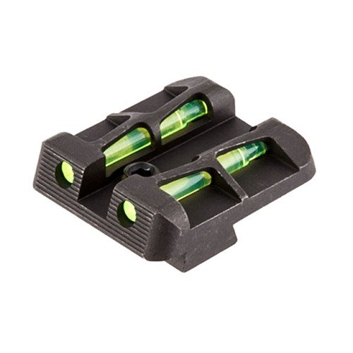 HIVIZ LITEWAVE sights offer enhanced durability and light gathering with interchangeable LitePipes in multiple colors, perfect for all P Series Sig pistols.