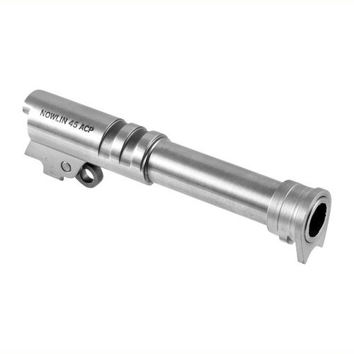 Získejte špičkový výkon pro váš 1911 Auto s Nowlin 45ACP S/S Match-Grade Barrels, snadná instalace bez velkého přizpůsobení a zvýšená přesnost.