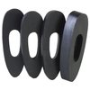 RIFLE SPACER from NECG adds length to your rifle or shotgun stock; made of traditional black rubber, easy to grind and polish for a perfect fit.