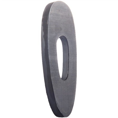 RIFLE SPACER, 1/2" black rubber adds length to any rifle or shotgun stock, grinds easily, and polishes beautifully for a perfect finish.