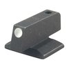 CNC machined steel dovetail front sight with .075" dot for quick sighting, designed to prevent snagging during draw. Requires 65° x .330" dovetail cutter.