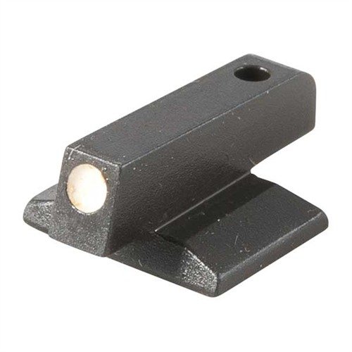CNC machined steel dovetail front sight with .075" dot for quick sight recognition; snag-free design ensures smooth holster presentation.