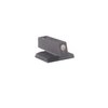 CNC machined steel dovetail front sight with a .075" dot for quick target acquisition; snag-free design ensures smooth holster draw.