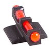 FIBER OPTIC FRONT SIGHTS RED from NOVAK enhance low-light targeting with bright fiber optic rods, fitting Taurus 1911 without machining for quick, accurate shooting.