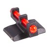 FIBER OPTIC FRONT SIGHT in red enhances low-light visibility, fits Kimber 1911, and allows custom three-dot systems for quick target acquisition.