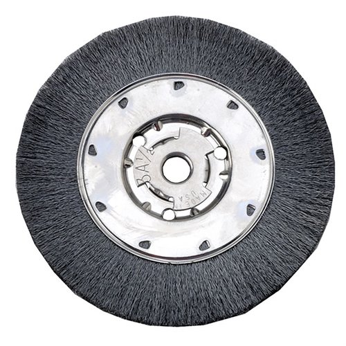 Osborn's Monitor Matte & Carding Wheels, 6" diameter, 1/2" arbor, offer harsh carding action for a light matte finish, ideal for gunsmithing tasks.