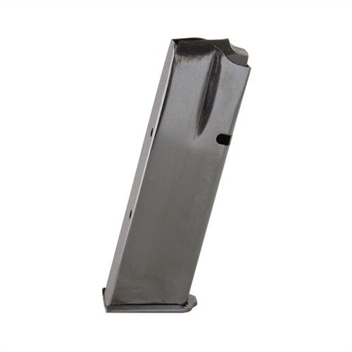 Durable 15-round Beretta 92 9MM magazines made in the USA with high carbon steel bodies, chrome silicon springs, and unbreakable nylon polymer followers.
