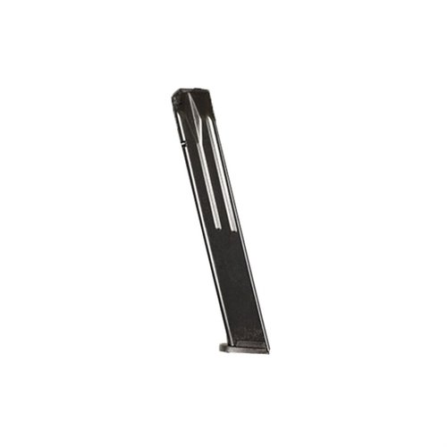 Vylepšete svou výbavu s SIG SAUER P320 32RD 9MM magazínem od PRO MAG, který nabízí vysokou kapacitu, spolehlivou konstrukci a odolný modrý ocelový design.